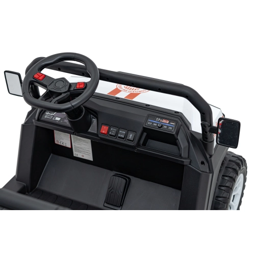 Autko dla dzieci Buggy 4-osobowy Champion Biały XMX-650C.BIA